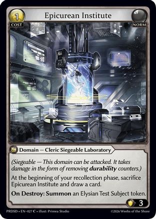 Epicurean Institute (027) - asphodelparadise Starter Decks Foil