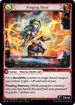 Forging Heat (037) - asphodelparadise Starter Decks