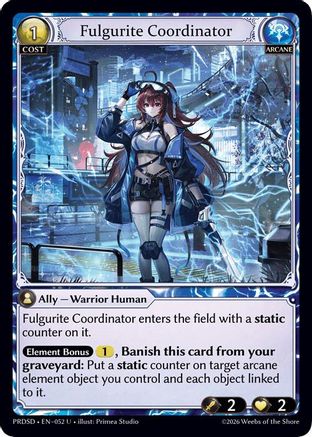 Fulgurite Coordinator (052) - asphodelparadise Starter Decks Foil