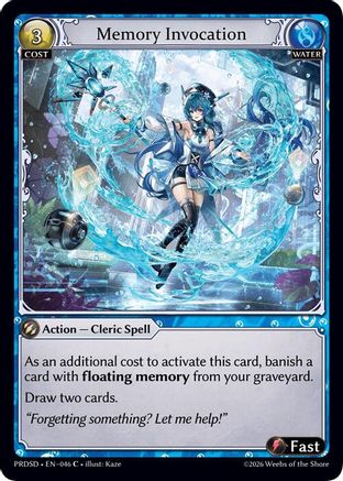 Memory Invocation (046) - asphodelparadise Starter Decks