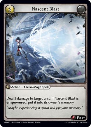 Nascent Blast (031) - asphodelparadise Starter Decks Foil