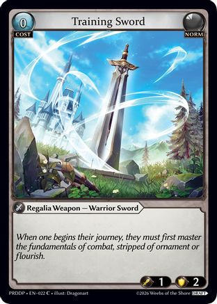 Training Sword (022) - asphodelparadise Draft Pack