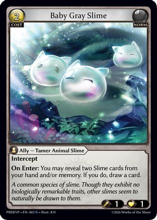 Baby Gray Slime (003) - asphodelparadise Event Pack