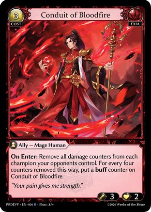 Conduit of Bloodfire (006) - asphodelparadise Event Pack Foil