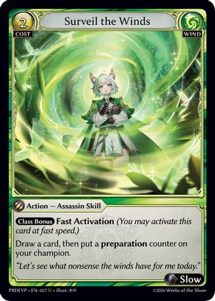 Surveil the Winds (027) - asphodelparadise Event Pack Foil