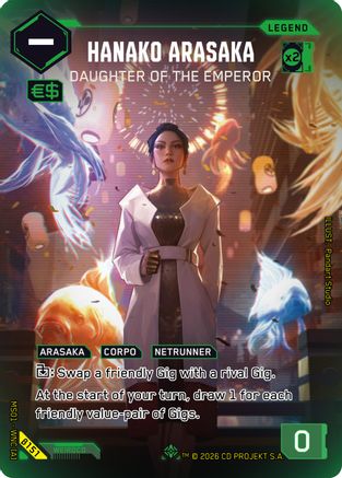 Hanako Arasaka - Daughter of the Emperor (ILegend) (B151) - Welcome to Night City  Beta Foil