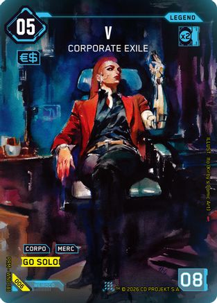 V - Corporate Exile (006) - Box Toppers  Retail Foil