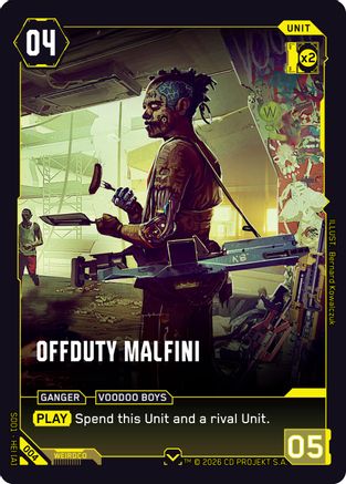 Offduty Malfini (004) - The Heist  Retail Starter Deck