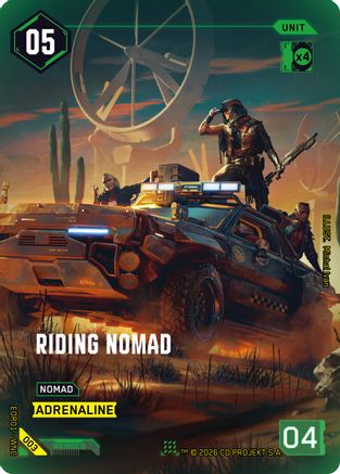 Riding Nomad (003) - Edgerunner Open Season 1 Foil