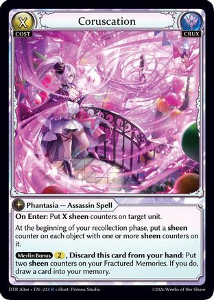 Coruscation (233) - Distorted Reflections Alter Edition Foil
