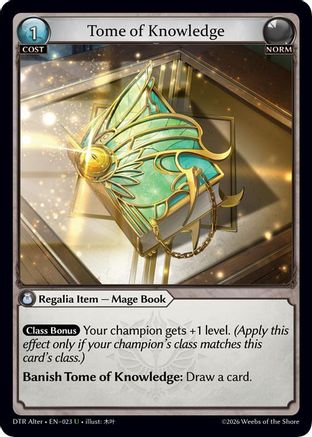 Tome of Knowledge (023) - Distorted Reflections Alter Edition Foil