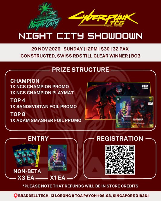 Cyberpunk Night City Showdown Entry