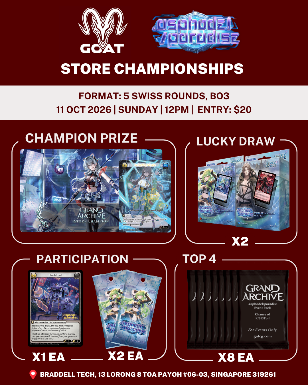 (Grand Archive) PRD Store Championships Entry